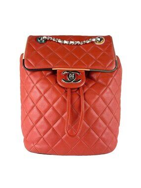 Chanel Backpack Orange
